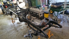 1930,s Alvis Chassis Steam Clean